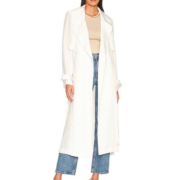 BB Dakota By Steve Madden New Wave Trench in Ivory